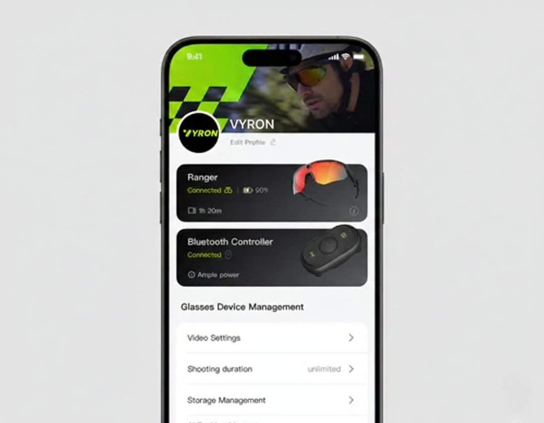 Vyron AI Camera Glasses