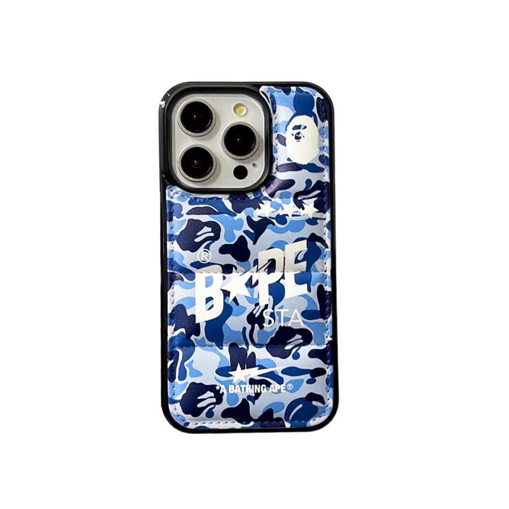 Glacier - Camo Leather Case