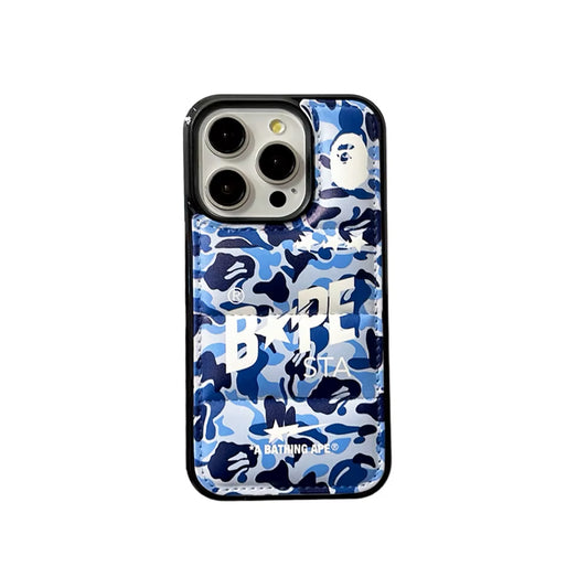 Glacier - Camo Leather Case