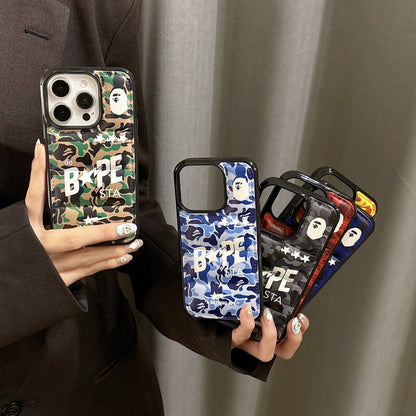 Glacier - Camo Leather Case