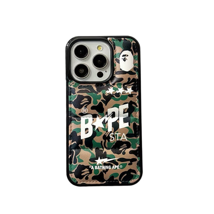 Jungle - Camo Leather Case